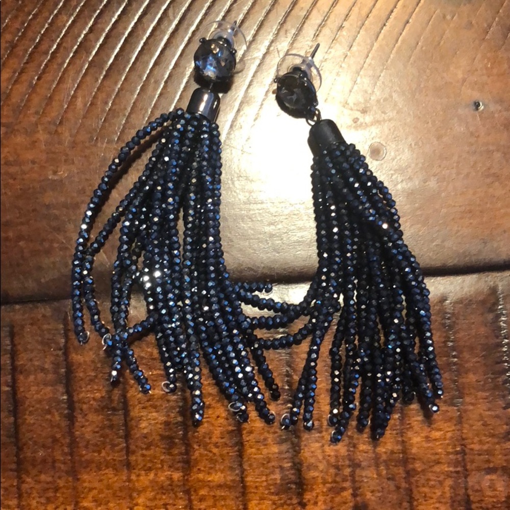 Express beaded dangle earring